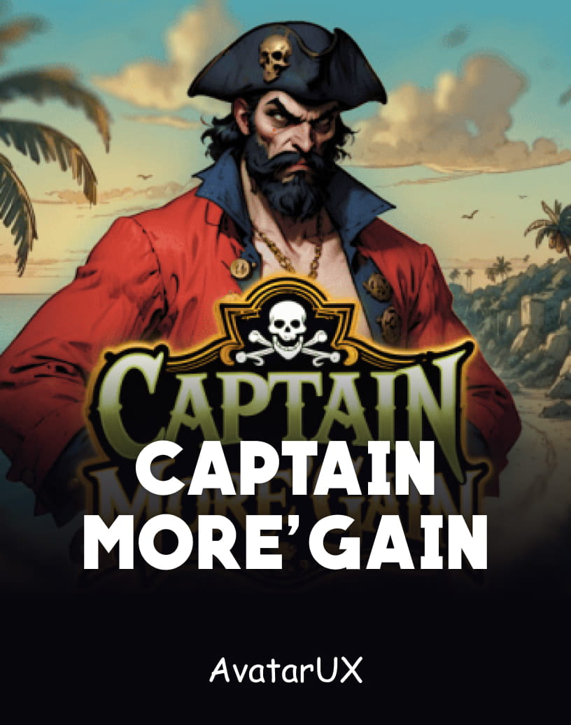 Machines à sous Captain More'Gain par Avatarux - Mode Démo Gratuit & Jouer en Ligne
