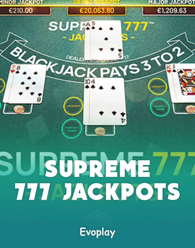 สล็อต Supreme 777 Jackpots - เล่นด้วยเงินจริงหรือทดลองเล่นฟรี | TrustDice