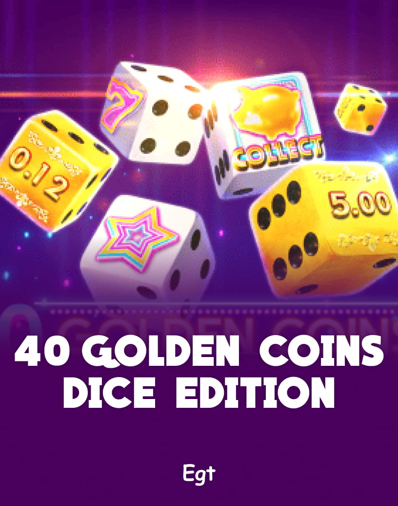 40 Zlatnih Novčića Dice Edition Slot - Igrajte za Pravi Novac ili Besplatnu Demo Verziju | TrustDice