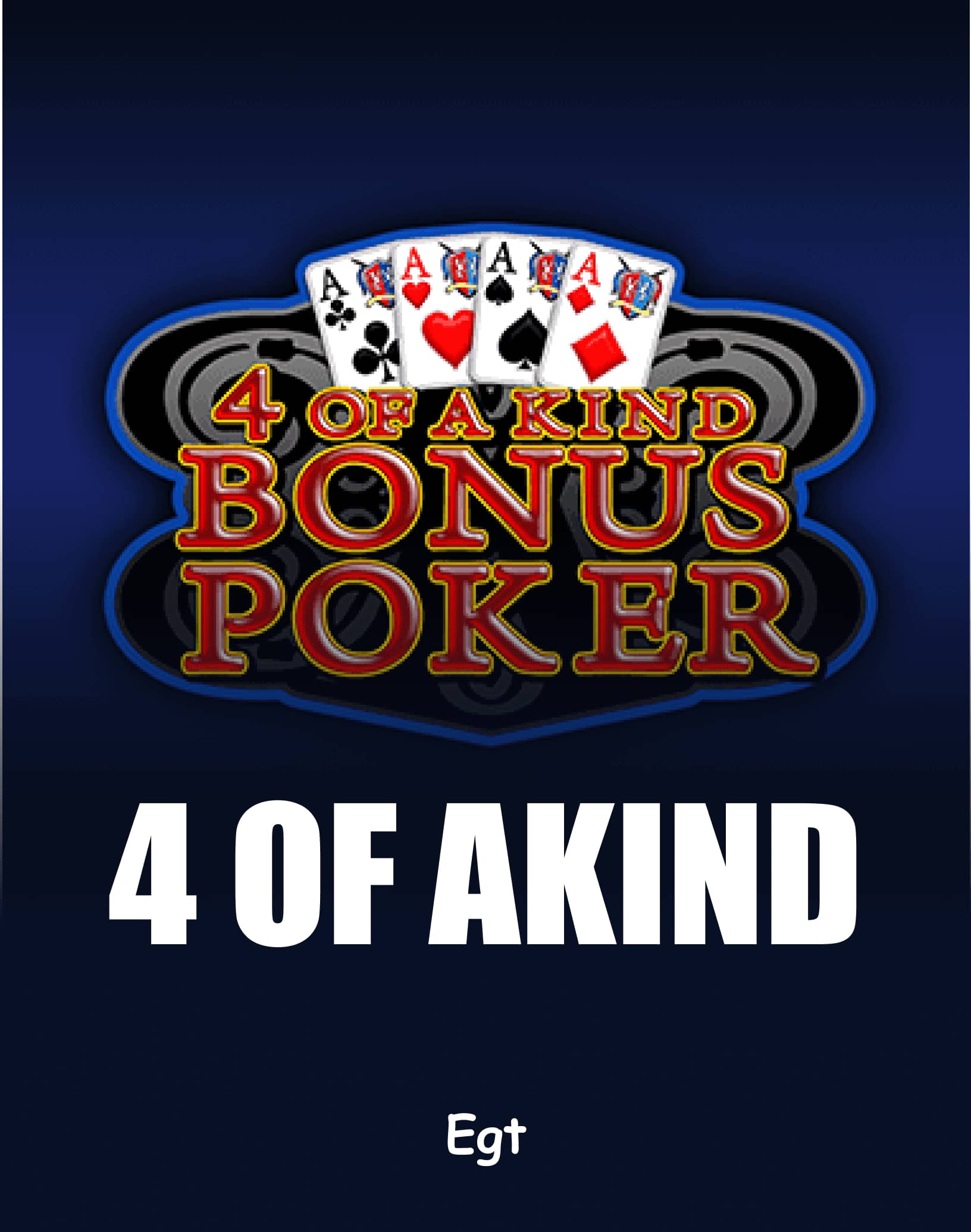 4 av ett slag Bonuspoker - Gratis demoläge & Spela online