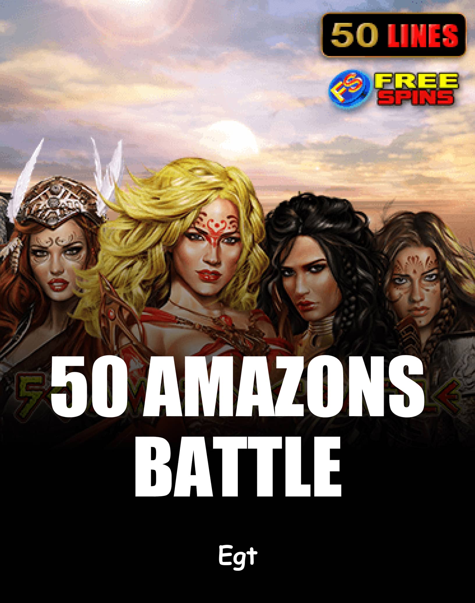 50 Amazons' Battle Slot - Play for Real Money or Free Demo | TrustDice