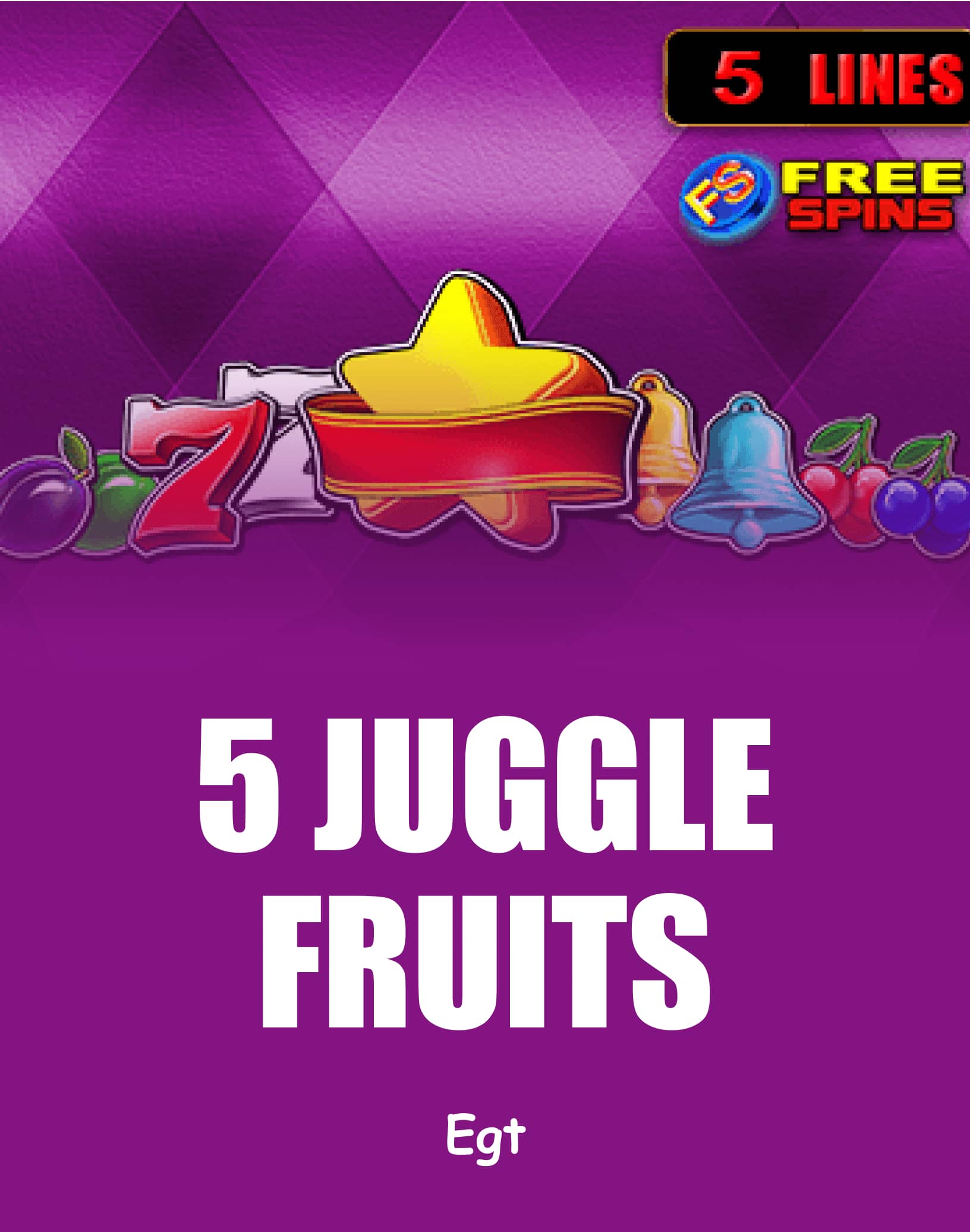 5 Juggle Fruits 老虎機 - 使用真錢遊玩或免費試玩 | TrustDice