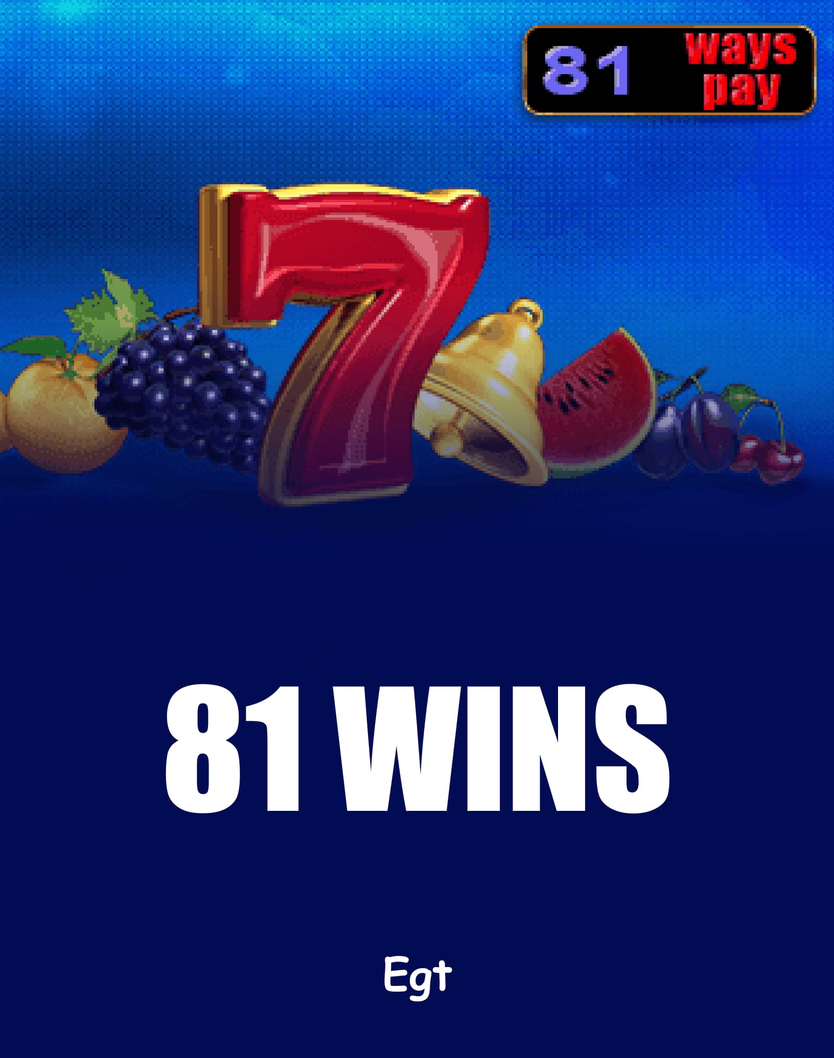 81 Wins Slot - Jogue por Dinheiro Real ou Demonstração Gratuita | TrustDice