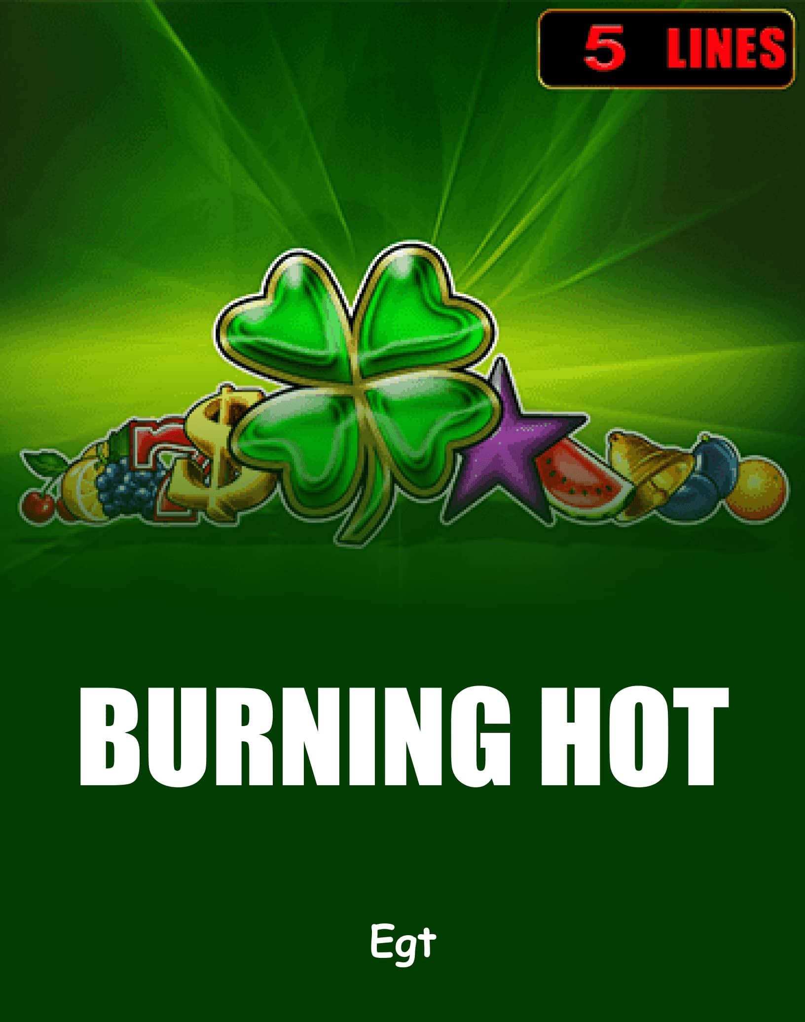 Machine à sous Burning Hot - Jouez pour de l'argent réel ou en démo gratuite | TrustDice