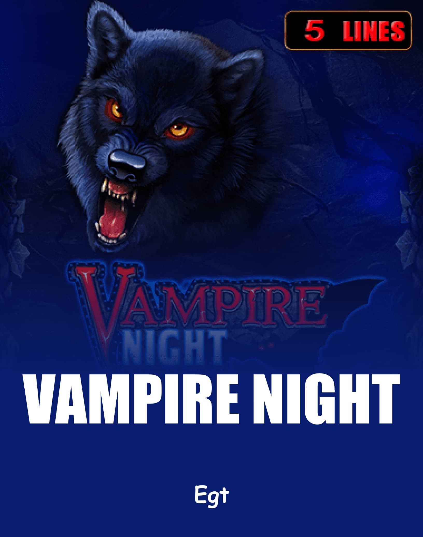 فتحة Vampire Night - العب بأموال حقيقية أو جرب النسخة التجريبية المجانية | TrustDice