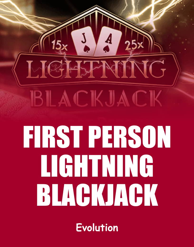 First Person Lightning Blackjack - Kostenloser Demo-Modus & Online spielen
