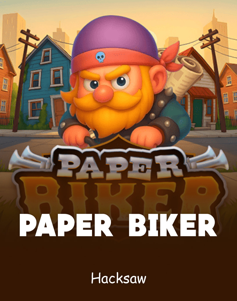 Paper Biker Slots von Hacksaw - Kostenloser Demomodus & Online spielen