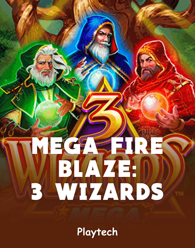 Mega Fire Blaze: 3 Wizards 老虎機 - 使用真錢遊玩或免費試玩 | TrustDice