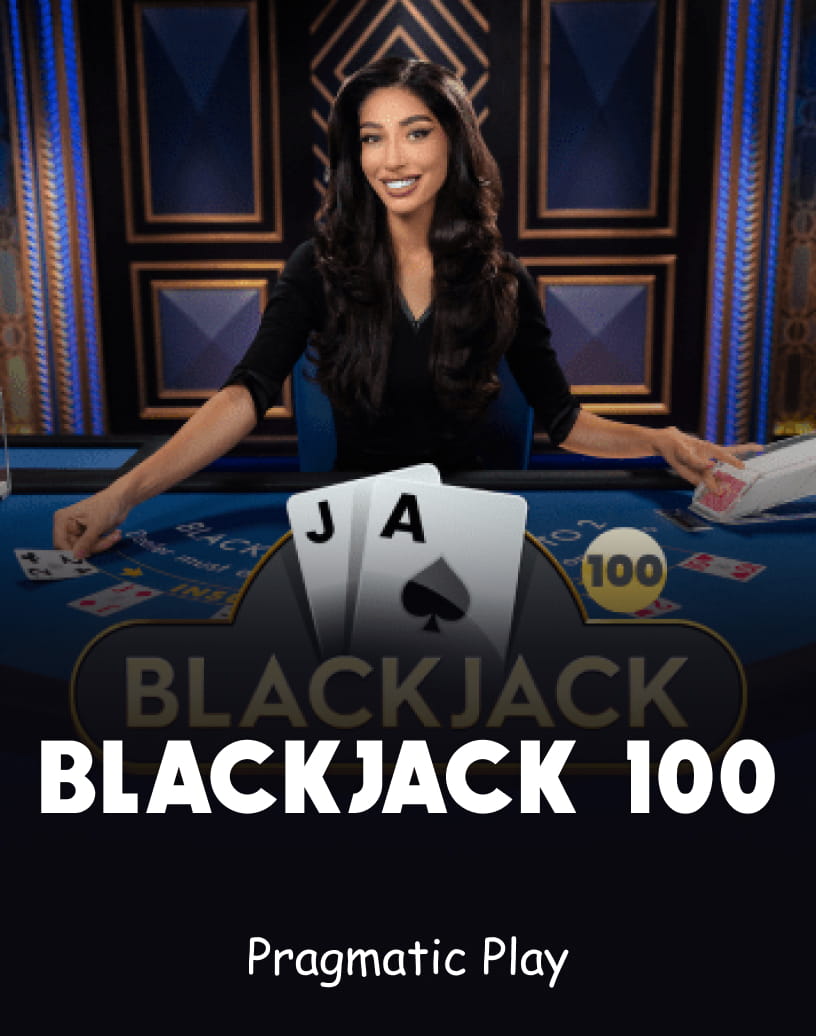 Blackjack 100 Kartenspiel von Pragmatic Play - Kostenloser Demomodus & Online Spielen