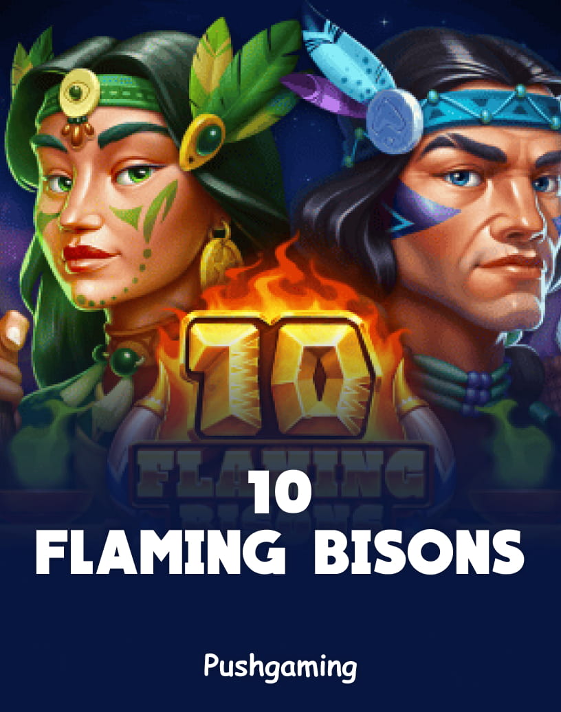 10 Flaming Bisons Слот - Играйте на реальные деньги или в бесплатной демо-версии | TrustDice