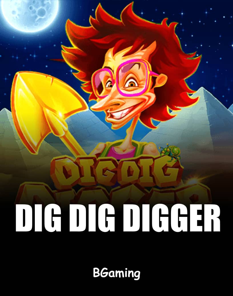 Machine à sous Dig Dig Digger - Jouez pour de l'argent réel ou en mode démo gratuit | TrustDice