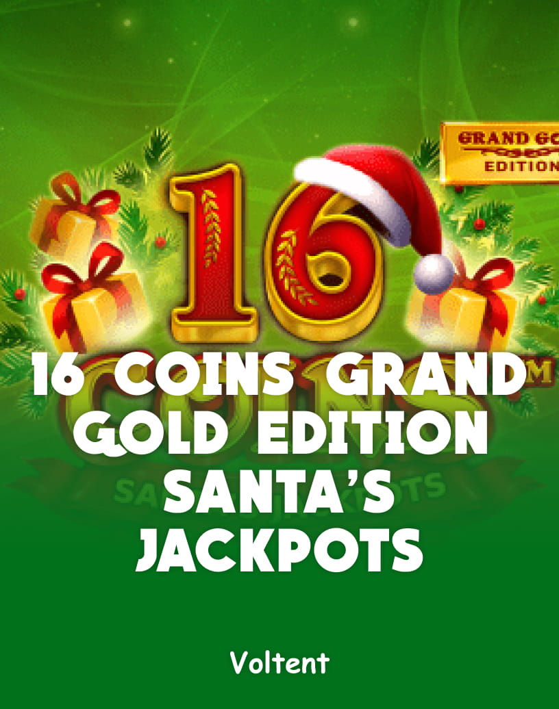 16 Coins Grand Gold Edition Santa's Jackpots Slot - Juega por Dinero Real o en el Demo Gratis | TrustDice