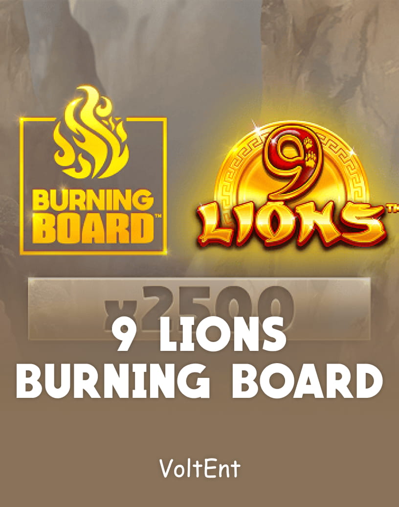 Voltent tarafından geliştirilen 9 Lions Burning Board Scratch - Ücretsiz Demo Modu ve Çevrimiçi Oyna